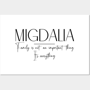 Migdalia Family, Migdalia Name, Migdalia Middle Name Posters and Art